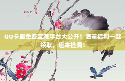 QQ卡盟免费宝藏平台大公开!海量福利一键领取,速来捡漏!